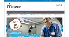 Desktop Screenshot of hopitalmontfort.com