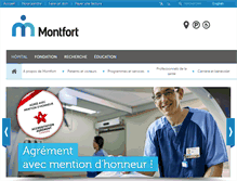 Tablet Screenshot of hopitalmontfort.com